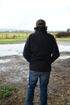 Black soft shell vest