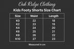 Blue Kids Footy Shorts