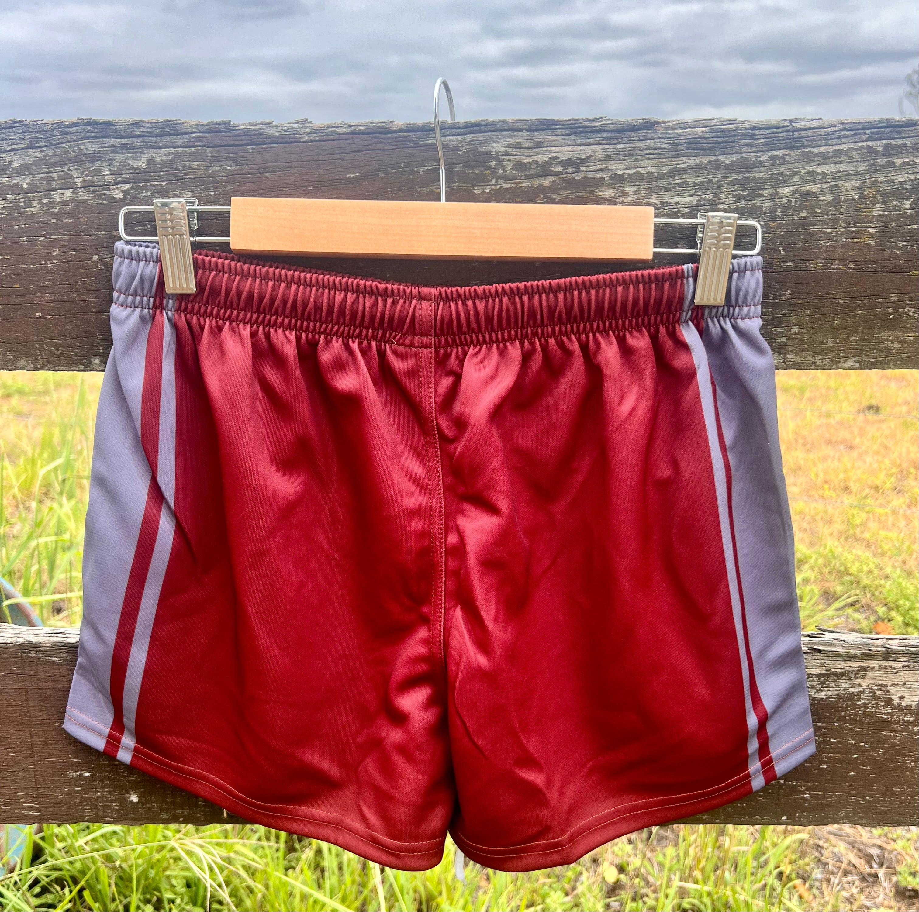 Maroon shorts