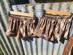 Brown Kids Footy Shorts