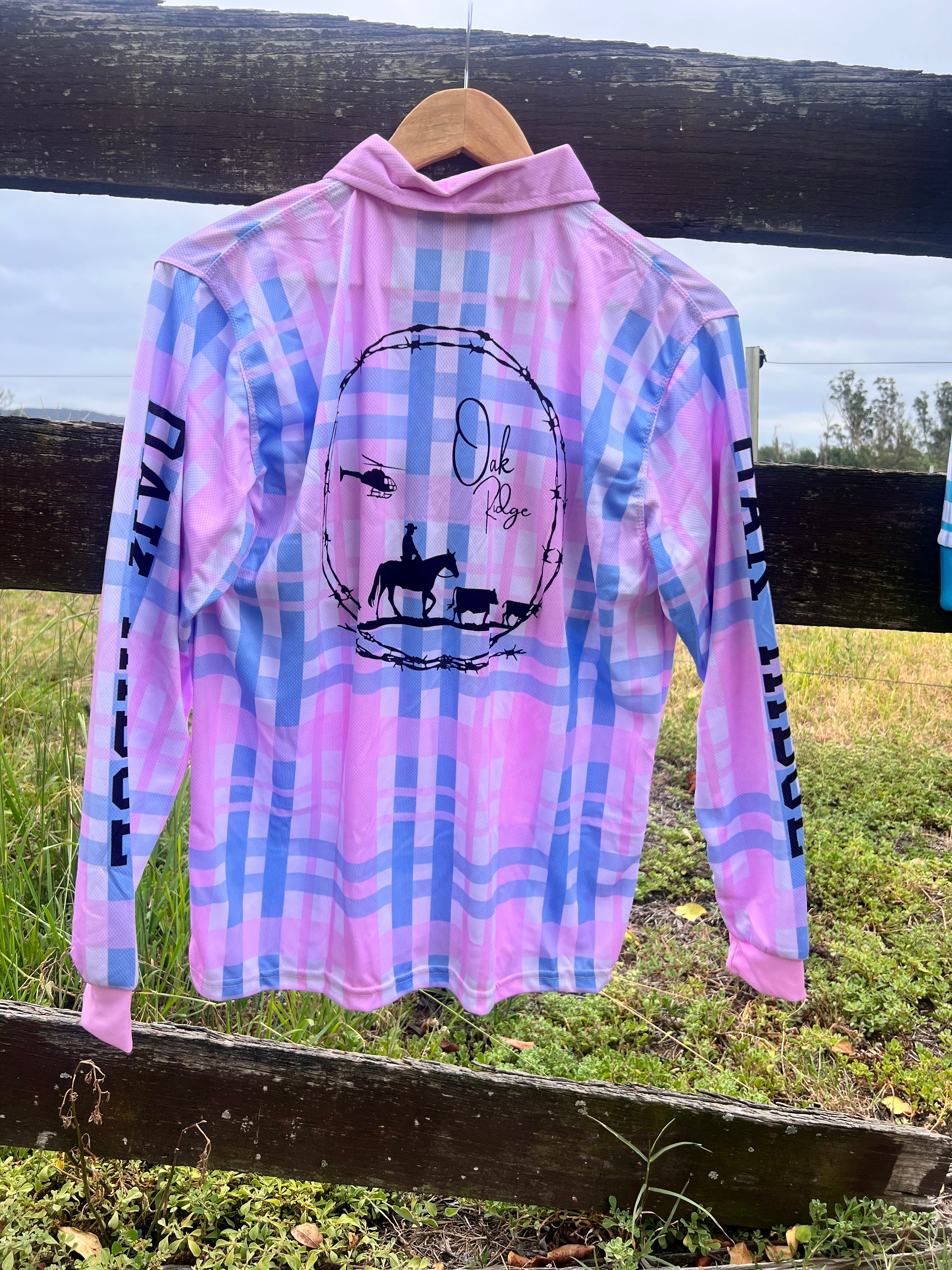 Pink fishing shirt